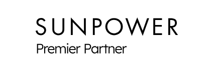 sunpower premier partner logo vertical black